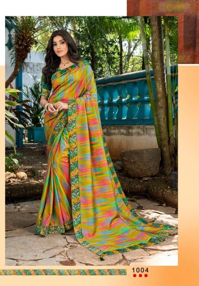 COLOURS BY ANGARIKA 1001 TO 1007 SERIES INDIAN TRADITIONAL WEAR COLLECTION BEAUTIFUL STYLISH FANCY COLORFUL PARTY WEAR & OCCASIONAL WEAR SOFT SILK SAREES AT WHOLESALE PRICE