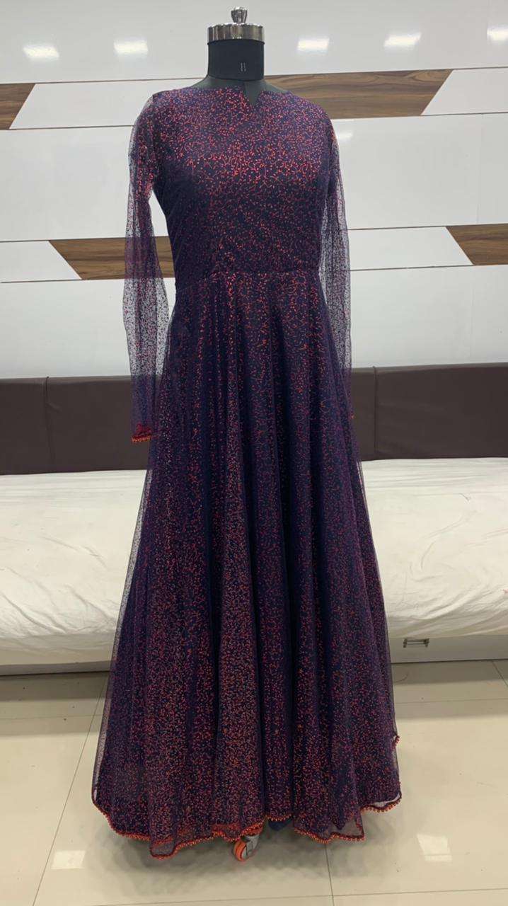 Flory Vol-13 By Shubhkala 4531 To 4538 Series Designer Wedding Collection Beautiful Stylish Fancy Colorful Party Wear & Occasional Wear Net Embroidered Gowns At Wholesale Price