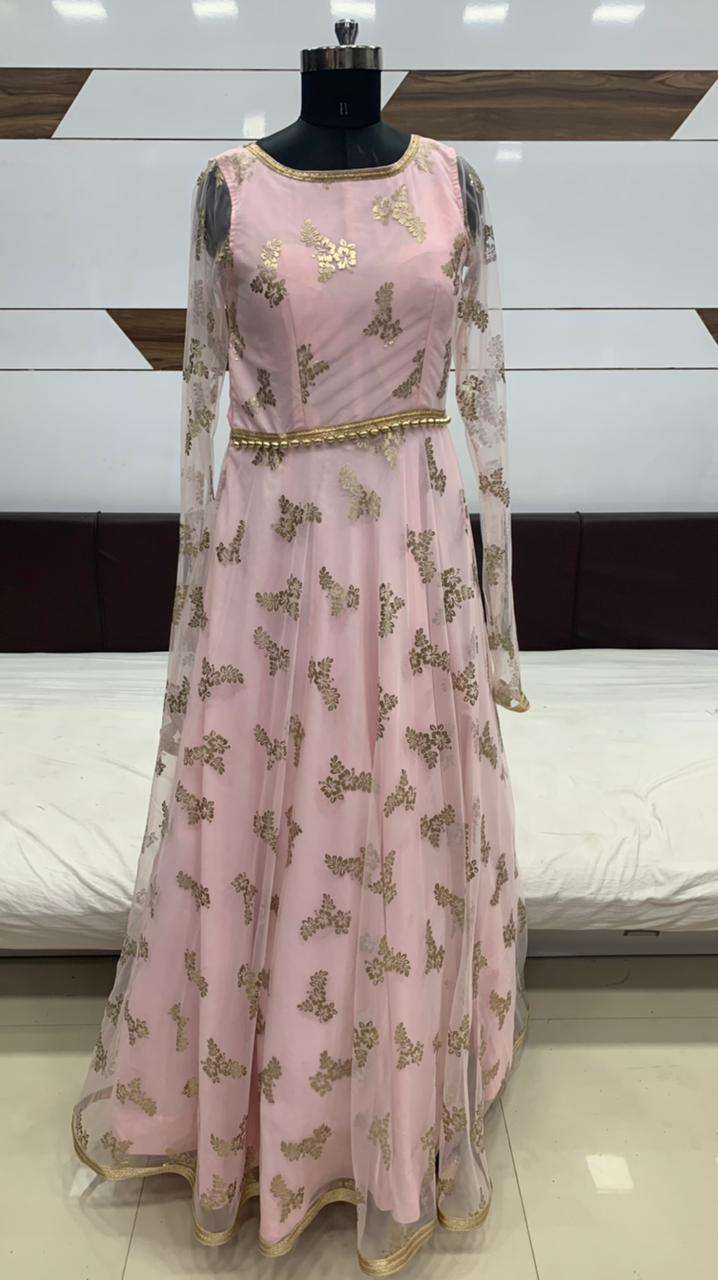 Flory Vol-13 By Shubhkala 4531 To 4538 Series Designer Wedding Collection Beautiful Stylish Fancy Colorful Party Wear & Occasional Wear Net Embroidered Gowns At Wholesale Price