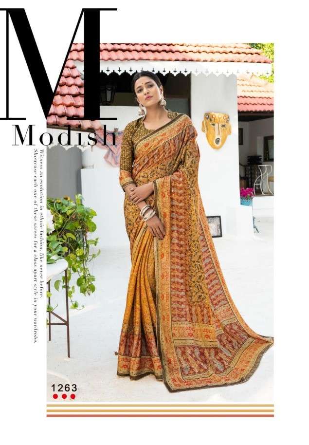 JACQUELINE BY ANGARIKA 1251 TO 1264 SERIES INDIAN TRADITIONAL WEAR COLLECTION BEAUTIFUL STYLISH FANCY COLORFUL PARTY WEAR & OCCASIONAL WEAR SILK SAREES AT WHOLESALE PRICE