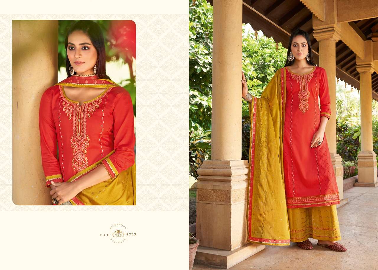 SAFARI PREMIUM BY KESSI FABRICS 5721 TO 5728 SERIES DESIGNER FESTIVE SUITS COLLECTION BEAUTIFUL STYLISH FANCY COLORFUL PARTY WEAR & OCCASIONAL WEAR JAM SILK EMBROIDERED DRESSES AT WHOLESALE PRICE