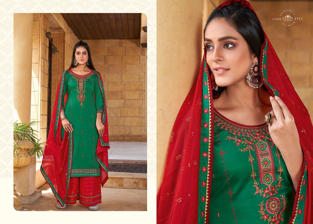 SAFARI PREMIUM BY KESSI FABRICS 5721 TO 5728 SERIES DESIGNER FESTIVE SUITS COLLECTION BEAUTIFUL STYLISH FANCY COLORFUL PARTY WEAR & OCCASIONAL WEAR JAM SILK EMBROIDERED DRESSES AT WHOLESALE PRICE