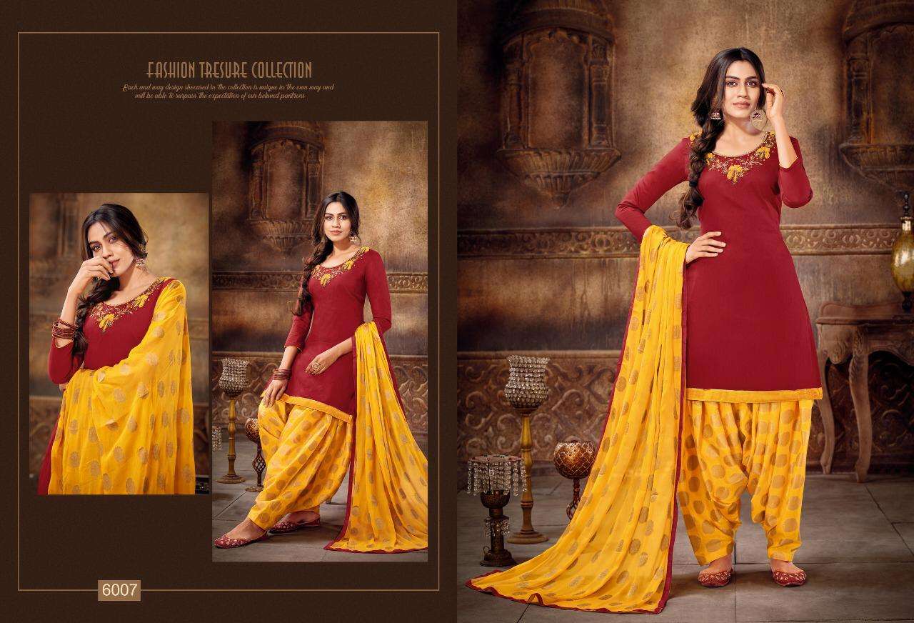 AFLATUNE VOL-15 BY KAPIL TRENDZ 6001 TO 6012 SERIES BEAUTIFUL SUITS COLORFUL STYLISH FANCY CASUAL WEAR & ETHNIC WEAR SOFT SILK WITH WORK DRESSES AT WHOLESALE PRICE