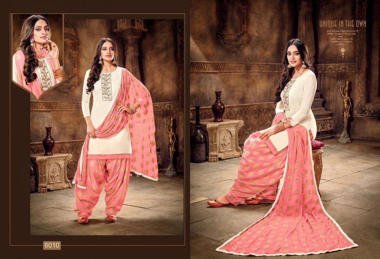 AFLATUNE VOL-15 BY KAPIL TRENDZ 6001 TO 6012 SERIES BEAUTIFUL SUITS COLORFUL STYLISH FANCY CASUAL WEAR & ETHNIC WEAR SOFT SILK WITH WORK DRESSES AT WHOLESALE PRICE