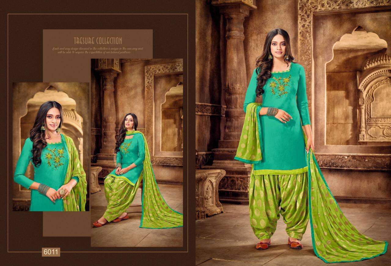 AFLATUNE VOL-15 BY KAPIL TRENDZ 6001 TO 6012 SERIES BEAUTIFUL SUITS COLORFUL STYLISH FANCY CASUAL WEAR & ETHNIC WEAR SOFT SILK WITH WORK DRESSES AT WHOLESALE PRICE