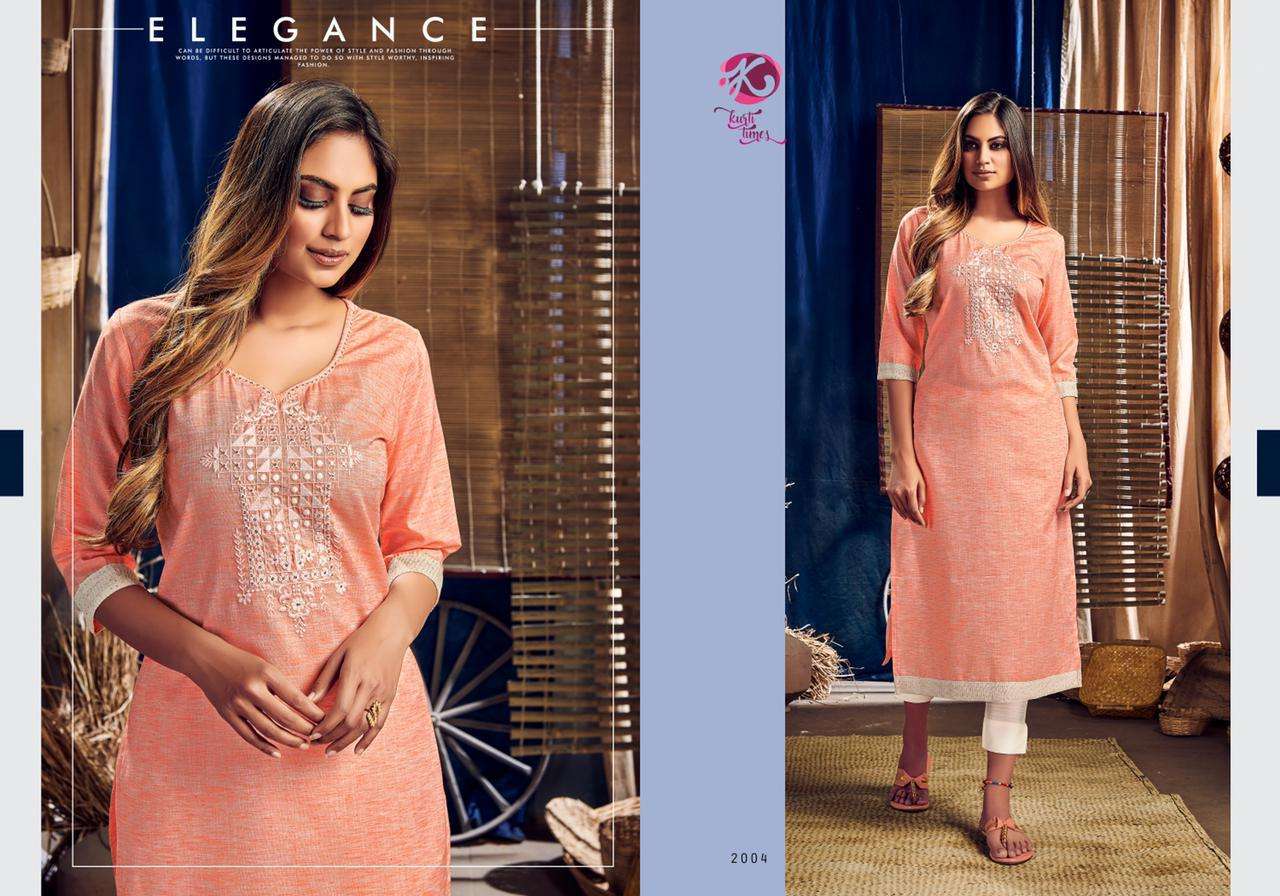 POETRY BY KURTI TIMES 2001 TO 2004 SERIES DESIGNER STYLISH FANCY COLORFUL BEAUTIFUL PARTY WEAR & ETHNIC WEAR COLLECTION COTTON EMBROIDERY KURTIS AT WHOLESALE PRICE