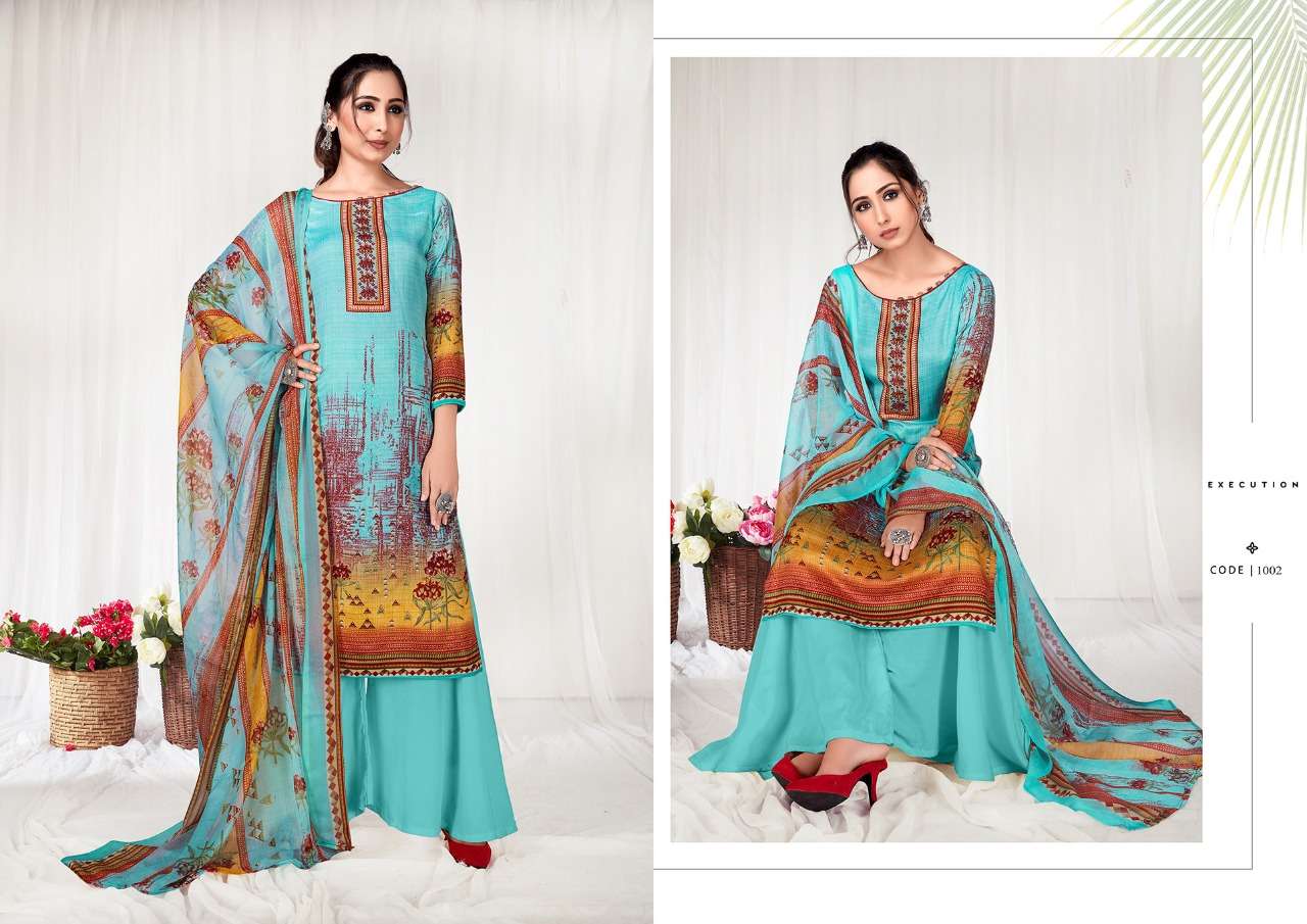 ZAARA BY KESARIYA 1001 TO 1008 SERIES BEAUTIFUL SUITS COLORFUL STYLISH FANCY CASUAL WEAR & ETHNIC WEAR HEAVY COTTON PRINT WITH DIAMOND WORK DRESSES AT WHOLESALE PRICE