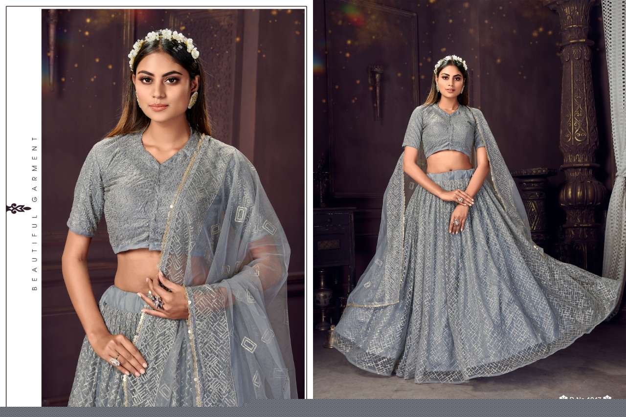DIVA VOL-2 BY SHEE STAR 1047 TO 1052 SERIES BEAUTIFUL COLORFUL FANCY WEDDING COLLECTION OCCASIONAL WEAR & PARTY WEAR SOFT NET LEHENGAS AT WHOLESALE PRICE