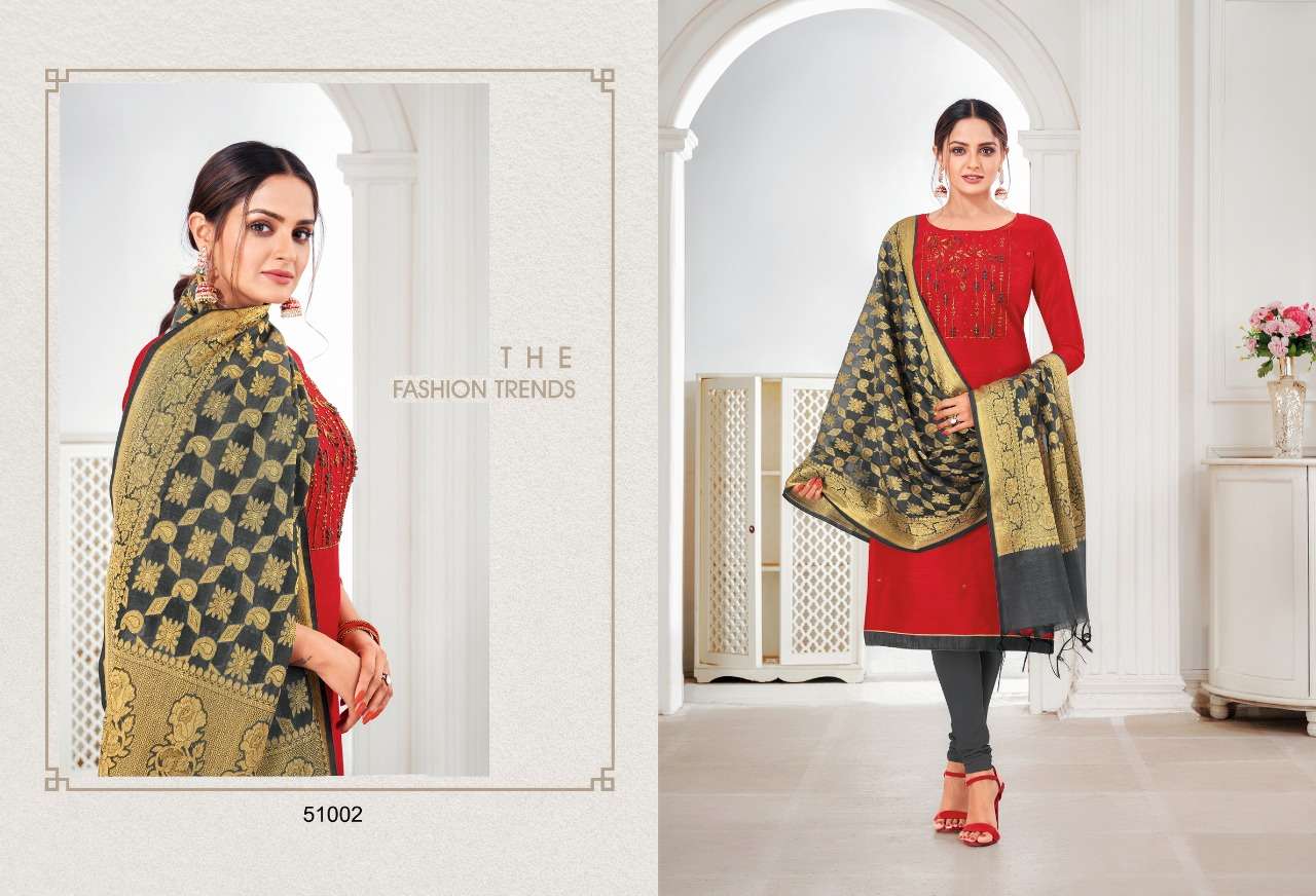 LIFE LINE VOL-2 BY KAPIL TEX 51001 TO 51012 SERIES BEAUTIFUL PATIYALA SUITS STYLISH FANCY COLORFUL PARTY WEAR & OCCASIONAL WEAR LONG SLUB WITH HANDWORK PRINTED DRESSES AT WHOLESALE PRICE