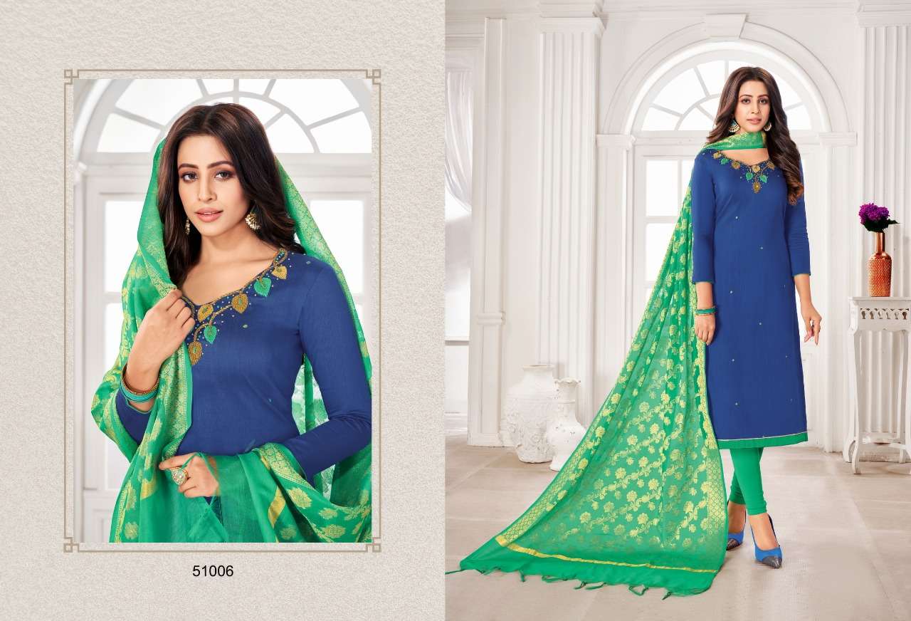 LIFE LINE VOL-2 BY KAPIL TEX 51001 TO 51012 SERIES BEAUTIFUL PATIYALA SUITS STYLISH FANCY COLORFUL PARTY WEAR & OCCASIONAL WEAR LONG SLUB WITH HANDWORK PRINTED DRESSES AT WHOLESALE PRICE