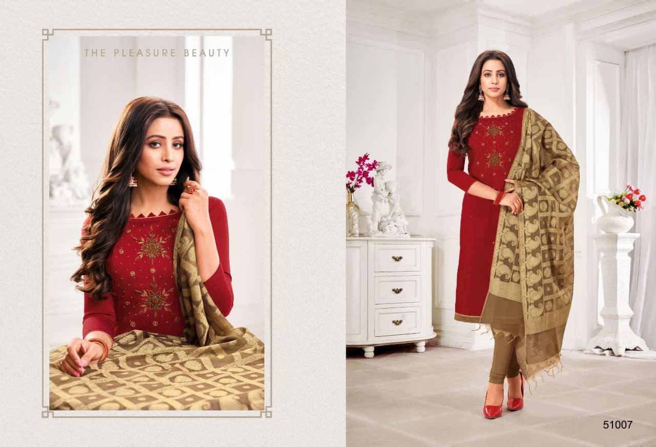 LIFE LINE VOL-2 BY KAPIL TEX 51001 TO 51012 SERIES BEAUTIFUL PATIYALA SUITS STYLISH FANCY COLORFUL PARTY WEAR & OCCASIONAL WEAR LONG SLUB WITH HANDWORK PRINTED DRESSES AT WHOLESALE PRICE