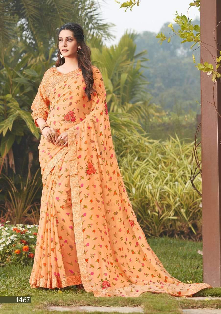 NATASHA BY PRIYA PARIDHI 1467 TO 1476 SERIES INDIAN TRADITIONAL WEAR COLLECTION BEAUTIFUL STYLISH FANCY COLORFUL PARTY WEAR & OCCASIONAL WEAR GEORGETTE SAREES AT WHOLESALE PRICE
