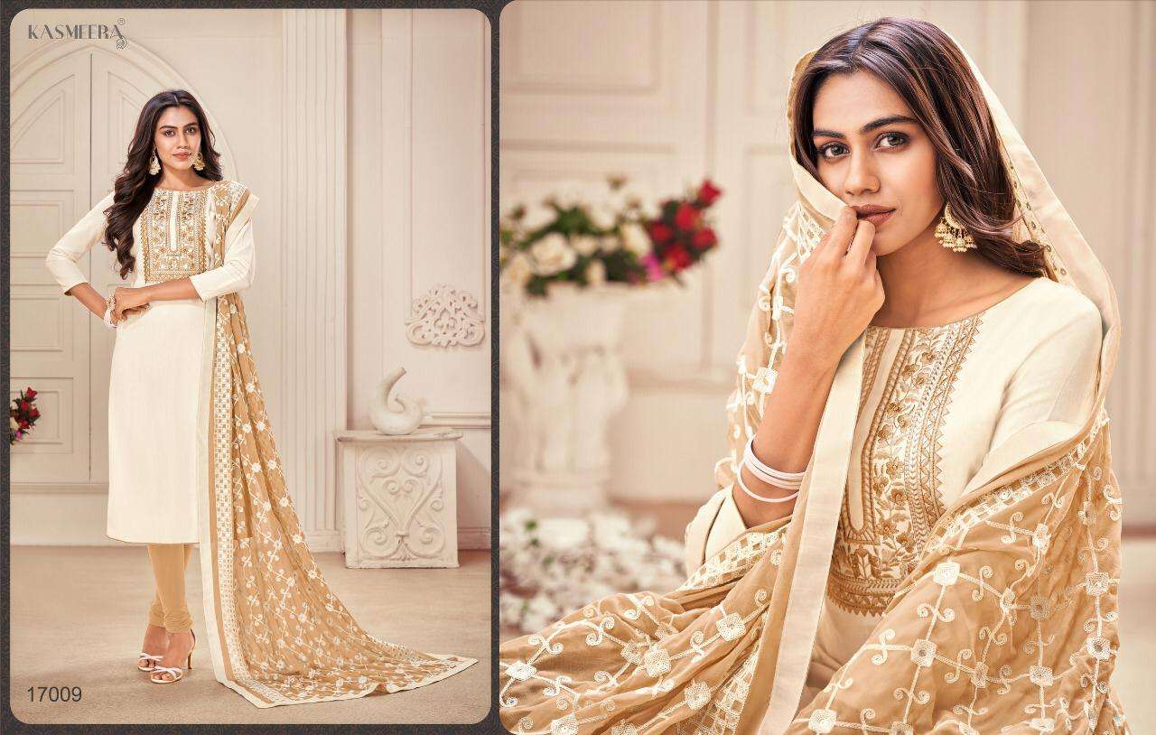 KAAMINI COTTON VOL-12 BY KASMEERA 17001 TO 17012 SERIES BEAUTIFUL SUITS COLORFUL STYLISH FANCY CASUAL WEAR & ETHNIC WEAR COTTON FLEX WITH WORK DRESSES AT WHOLESALE PRICE