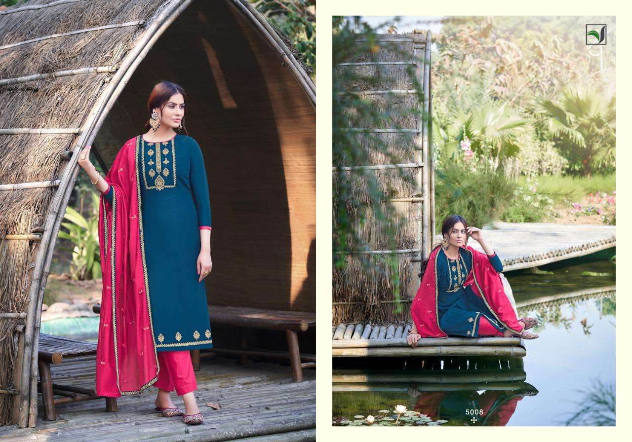 SOBIA BY VIANA 5001 TO 5008 SERIES BEAUTIFUL SUITS COLORFUL STYLISH FANCY CASUAL WEAR & ETHNIC WEAR ANGOORI SILK EMBROIDERED DRESSES AT WHOLESALE PRICE