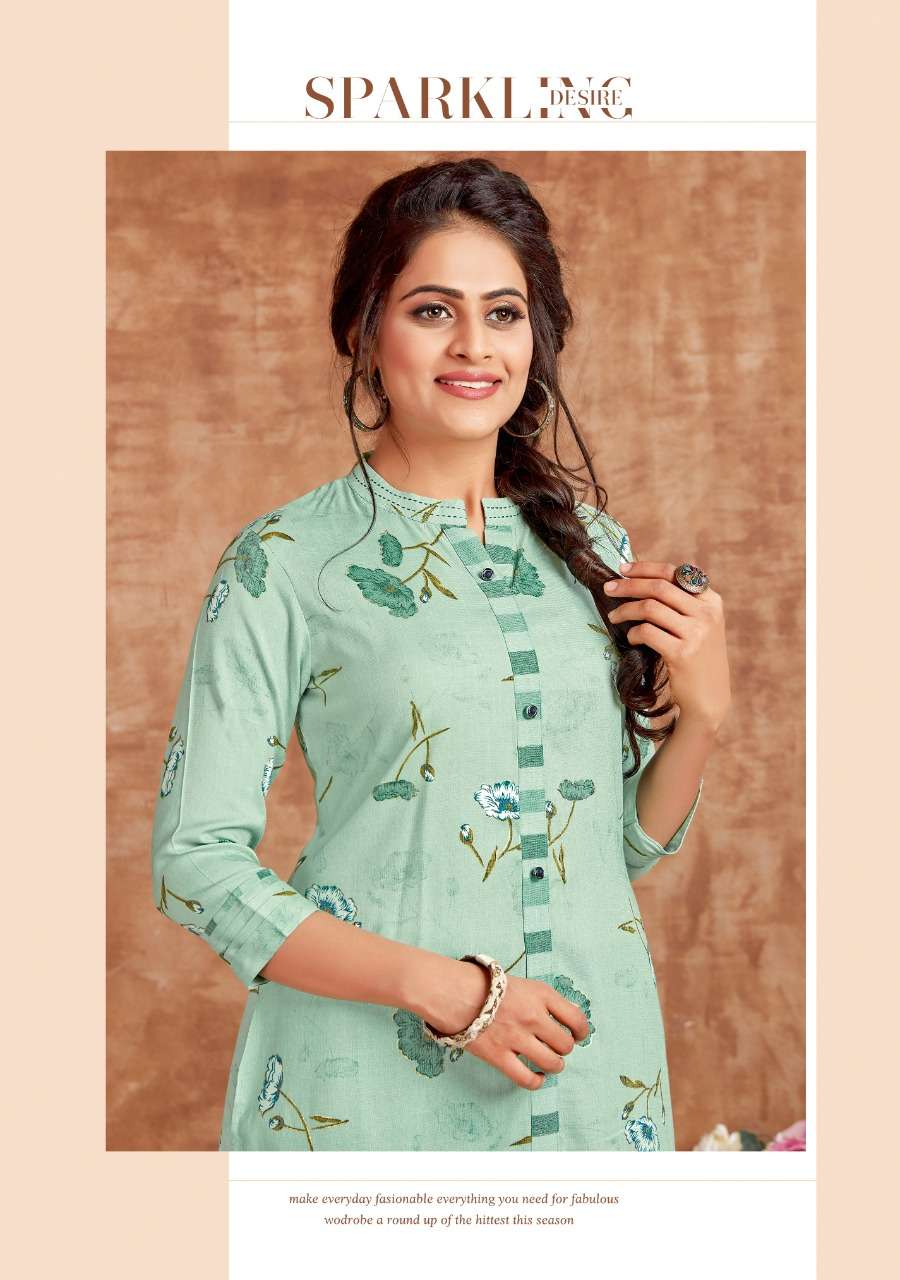 ADHISHA BY ALISHKA FASHION 1001 TO 1004 SERIES DESIGNER STYLISH FANCY COLORFUL BEAUTIFUL PARTY WEAR & ETHNIC WEAR COLLECTION RAYON FOIL PRINT KURTIS WITH BOTTOM AT WHOLESALE PRICE