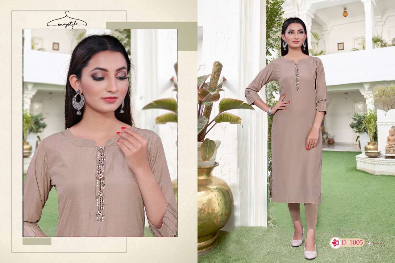MASKARI BY SNAPSTYLE 1001 TO 1007 SERIES DESIGNER STYLISH FANCY COLORFUL BEAUTIFUL PARTY WEAR & ETHNIC WEAR COLLECTION VISCOSE MUSLIN EMBROIDERY KURTIS AT WHOLESALE PRICE
