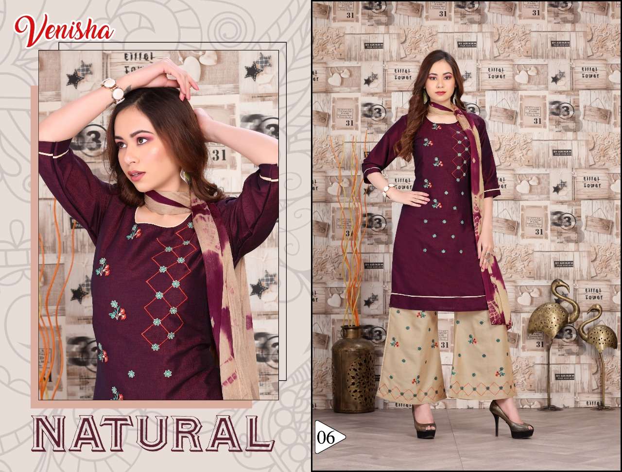 HUMSAFAR BY VENISHA 01 TO 06 SERIES BEAUTIFUL SUITS COLORFUL STYLISH FANCY CASUAL WEAR & ETHNIC WEAR RAYON EMBROIDERED DRESSES AT WHOLESALE PRICE