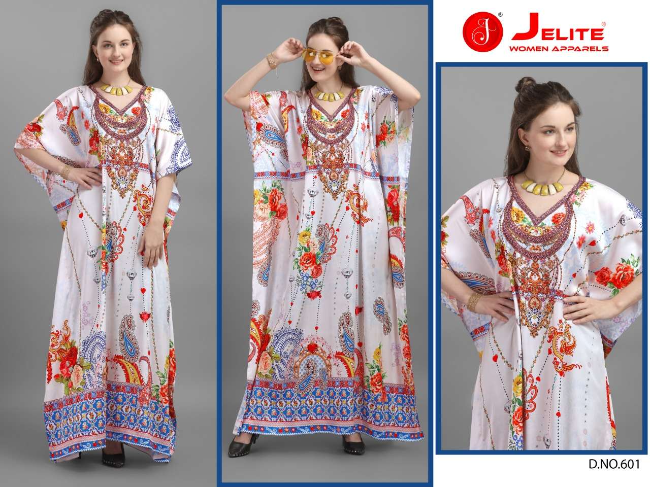 Kaftan-E-Nazakat Vol-6 By Jelite 601 To 608 Series Designer Stylish Fancy Colorful Beautiful Party Wear & Ethnic Wear Collection Satin Kaftan At Wholesale Price