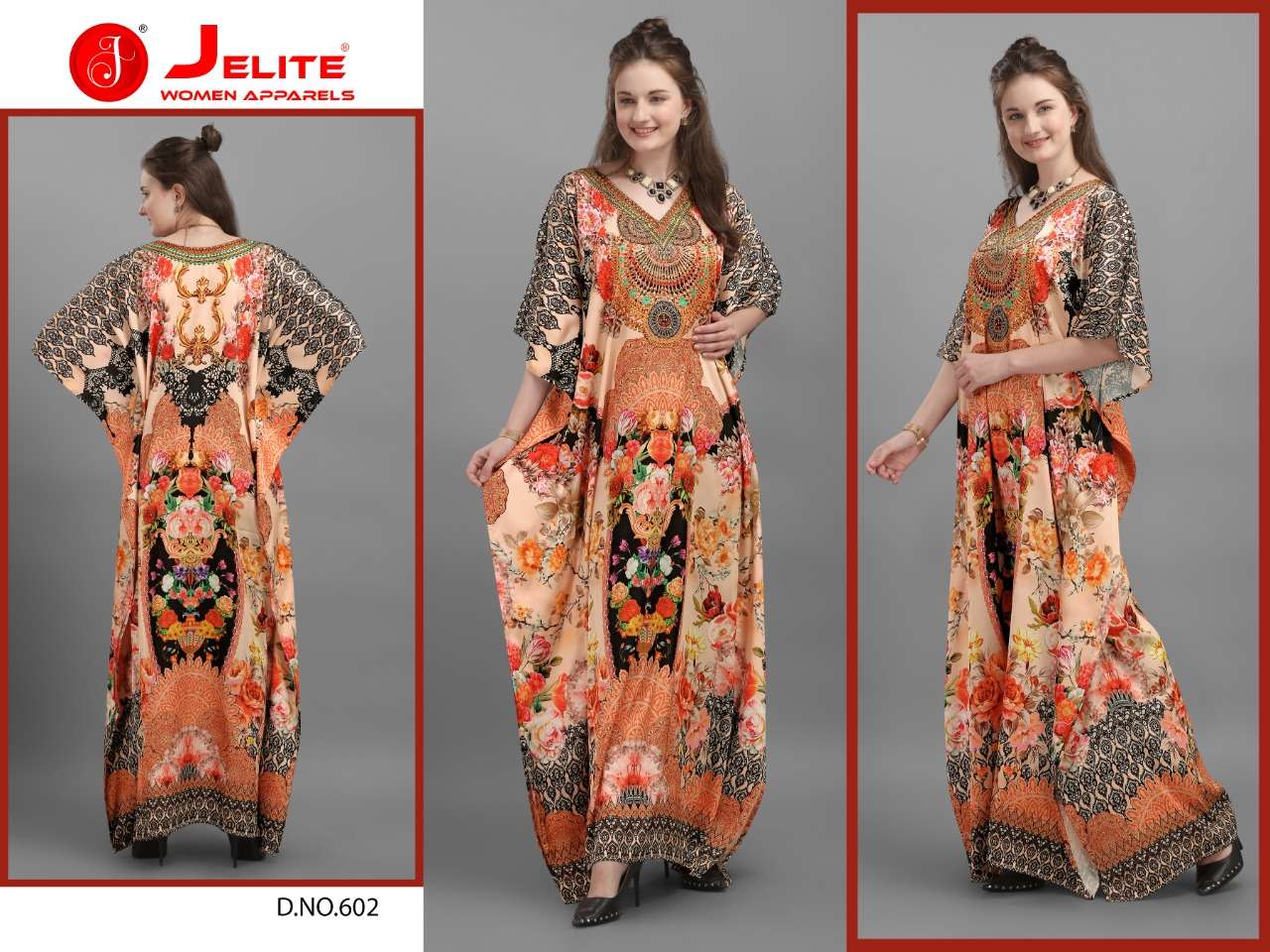 Kaftan-E-Nazakat Vol-6 By Jelite 601 To 608 Series Designer Stylish Fancy Colorful Beautiful Party Wear & Ethnic Wear Collection Satin Kaftan At Wholesale Price