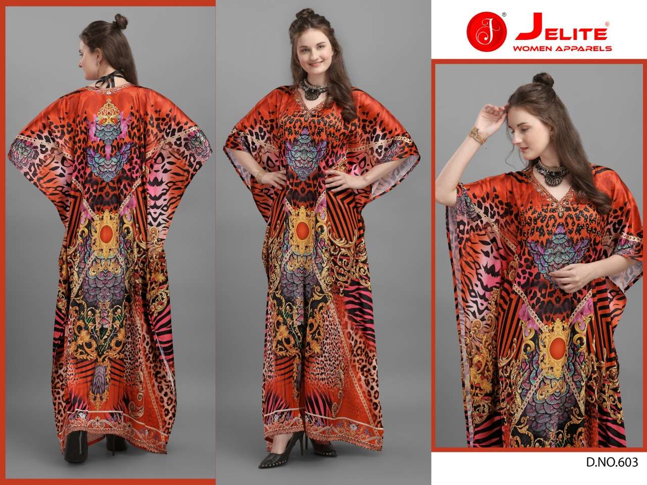Kaftan-E-Nazakat Vol-6 By Jelite 601 To 608 Series Designer Stylish Fancy Colorful Beautiful Party Wear & Ethnic Wear Collection Satin Kaftan At Wholesale Price