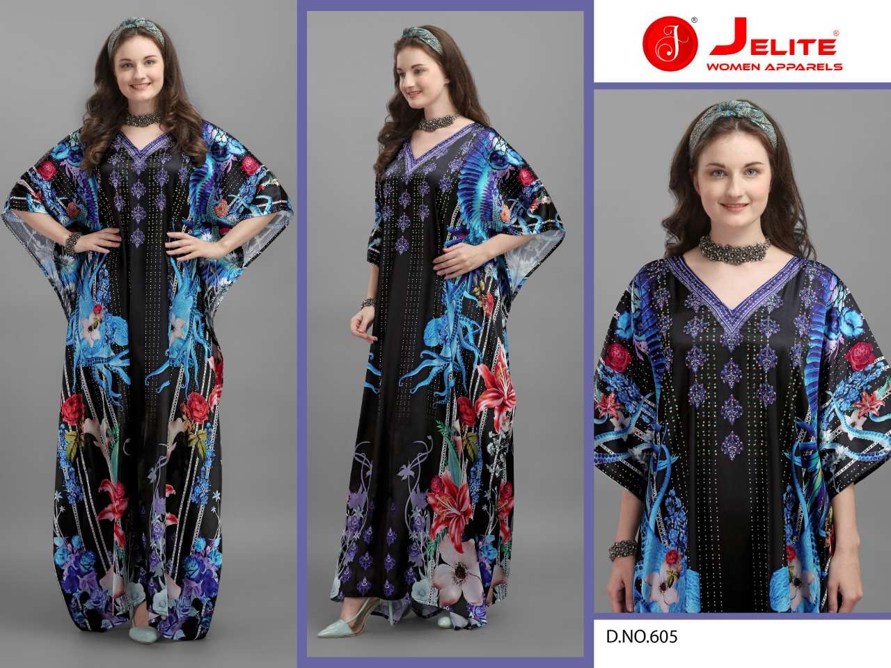 Kaftan-E-Nazakat Vol-6 By Jelite 601 To 608 Series Designer Stylish Fancy Colorful Beautiful Party Wear & Ethnic Wear Collection Satin Kaftan At Wholesale Price