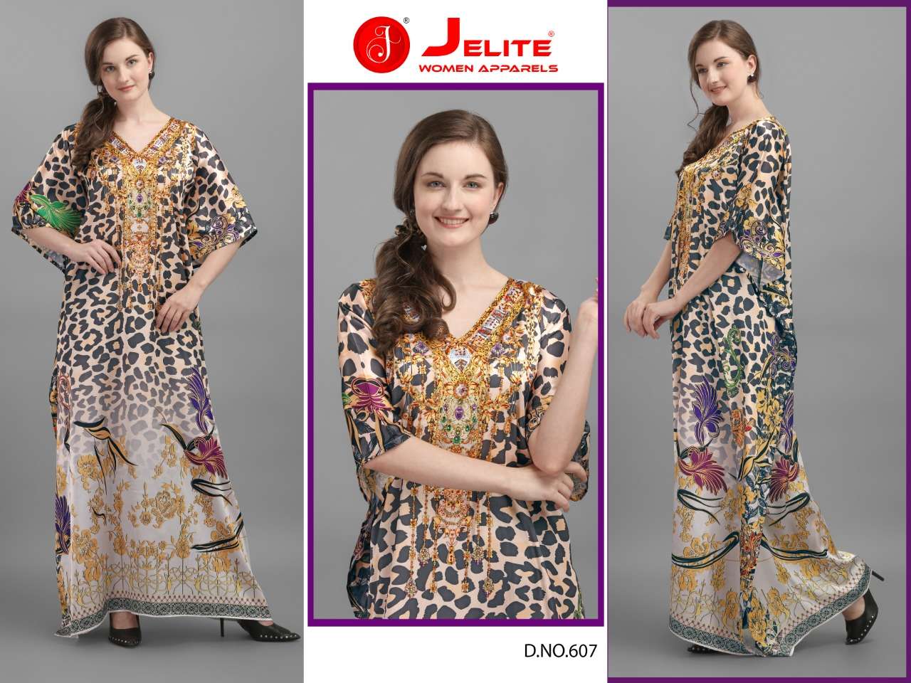 Kaftan-E-Nazakat Vol-6 By Jelite 601 To 608 Series Designer Stylish Fancy Colorful Beautiful Party Wear & Ethnic Wear Collection Satin Kaftan At Wholesale Price