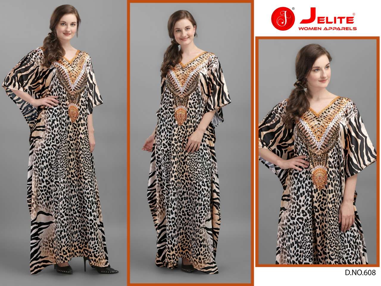 Kaftan-E-Nazakat Vol-6 By Jelite 601 To 608 Series Designer Stylish Fancy Colorful Beautiful Party Wear & Ethnic Wear Collection Satin Kaftan At Wholesale Price