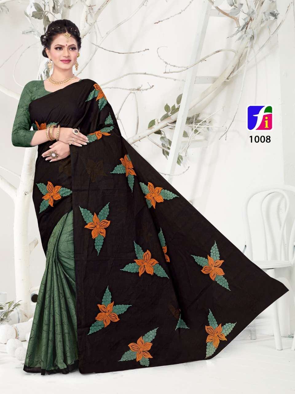 HEENA SAREES VOL-1 BY GANESHA 1018 TO 1027 SERIES INDIAN TRADITIONAL WEAR COLLECTION BEAUTIFUL STYLISH FANCY COLORFUL PARTY WEAR & OCCASIONAL WEAR COTTON PRINT SAREES AT WHOLESALE PRICE