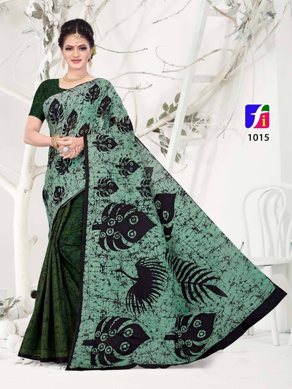 HEENA SAREES VOL-1 BY GANESHA 1018 TO 1027 SERIES INDIAN TRADITIONAL WEAR COLLECTION BEAUTIFUL STYLISH FANCY COLORFUL PARTY WEAR & OCCASIONAL WEAR COTTON PRINT SAREES AT WHOLESALE PRICE