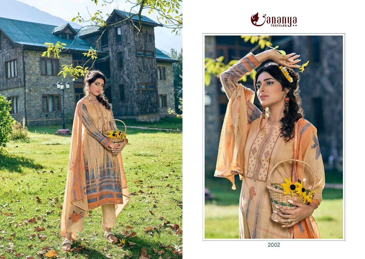 PANGHAT VOL-5 BY ANANYA 2001 TO 2008 SERIES BEAUTIFUL SUITS COLORFUL STYLISH FANCY CASUAL WEAR & ETHNIC WEAR PURE COTTON PRINT WITH EMBROIDERY DRESSES AT WHOLESALE PRICE