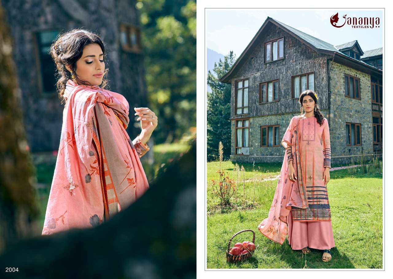 PANGHAT VOL-5 BY ANANYA 2001 TO 2008 SERIES BEAUTIFUL SUITS COLORFUL STYLISH FANCY CASUAL WEAR & ETHNIC WEAR PURE COTTON PRINT WITH EMBROIDERY DRESSES AT WHOLESALE PRICE