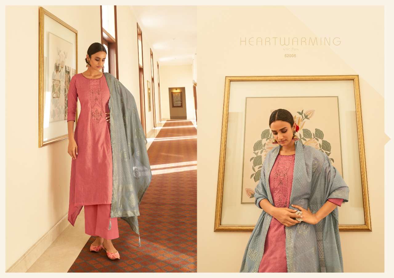 NAVELI BY ANKIT TEXTILE 52001 TO 52010 SERIES BEAUTIFUL SUITS COLORFUL STYLISH FANCY CASUAL WEAR & ETHNIC WEAR PURE LAWN COTTON PRINT WITH EMBROIDERY DRESSES AT WHOLESALE PRICE