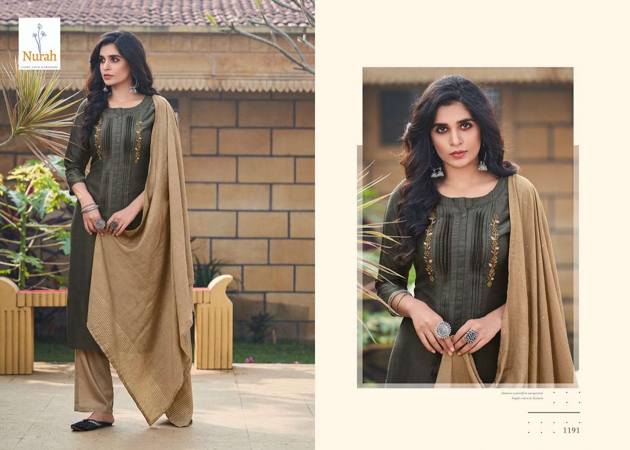 NAYAN TARA BY NURAH 1191 TO 1194 SERIES BEAUTIFUL SUITS COLORFUL STYLISH FANCY CASUAL WEAR & ETHNIC WEAR MUSLIN SILK WITH WORK DRESSES AT WHOLESALE PRICE