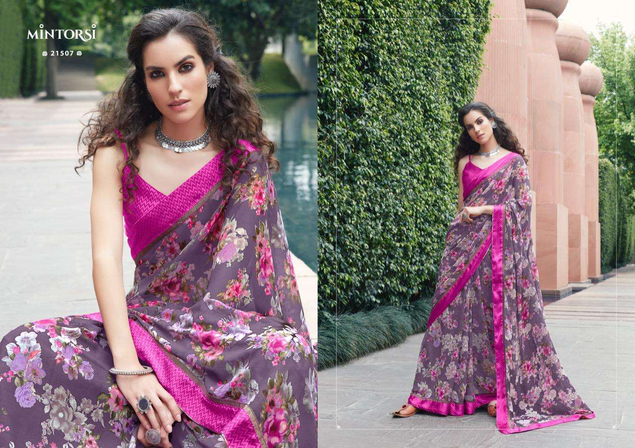 BHARATI BY MINTORSI 21501 TO 21510 SERIES INDIAN TRADITIONAL WEAR COLLECTION BEAUTIFUL STYLISH FANCY COLORFUL PARTY WEAR & OCCASIONAL WEAR WEIGHTLESS SATIN SAREES AT WHOLESALE PRICE