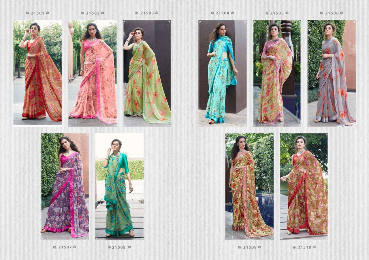 BHARATI BY MINTORSI 21501 TO 21510 SERIES INDIAN TRADITIONAL WEAR COLLECTION BEAUTIFUL STYLISH FANCY COLORFUL PARTY WEAR & OCCASIONAL WEAR WEIGHTLESS SATIN SAREES AT WHOLESALE PRICE