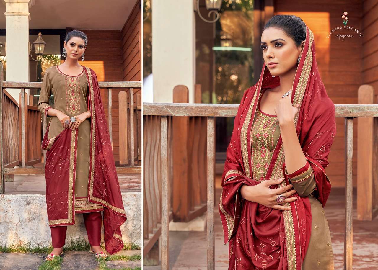 KHANAK VOL-3 BY TRIPLE AAA 3001 TO 3006 SERIES BEAUTIFUL SUITS COLORFUL STYLISH FANCY CASUAL WEAR & ETHNIC WEAR JAM SILK EMBROIDERED DRESSES AT WHOLESALE PRICE