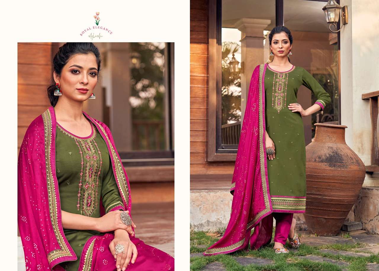KHANAK VOL-3 BY TRIPLE AAA 3001 TO 3006 SERIES BEAUTIFUL SUITS COLORFUL STYLISH FANCY CASUAL WEAR & ETHNIC WEAR JAM SILK EMBROIDERED DRESSES AT WHOLESALE PRICE