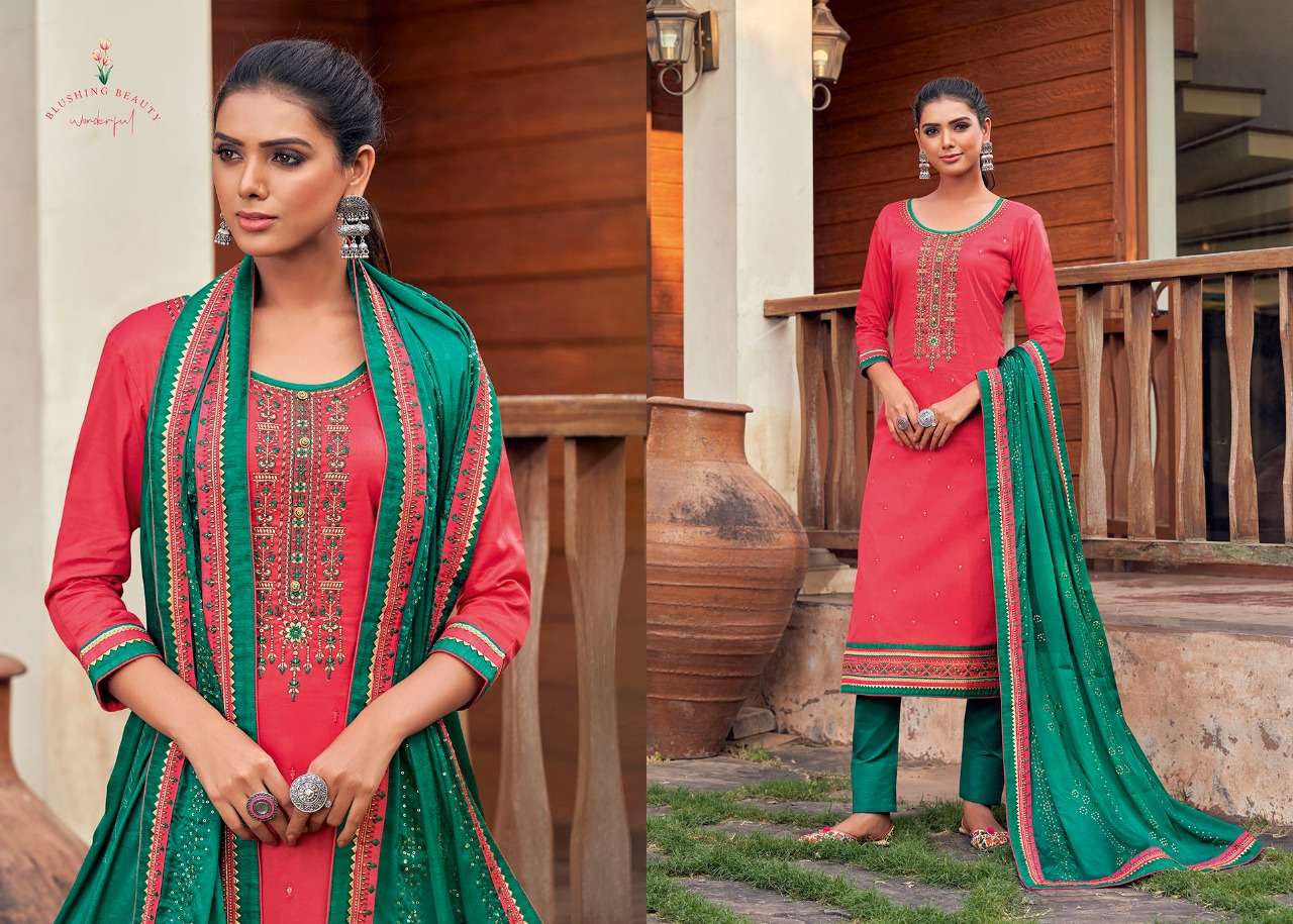 KHANAK VOL-3 BY TRIPLE AAA 3001 TO 3006 SERIES BEAUTIFUL SUITS COLORFUL STYLISH FANCY CASUAL WEAR & ETHNIC WEAR JAM SILK EMBROIDERED DRESSES AT WHOLESALE PRICE