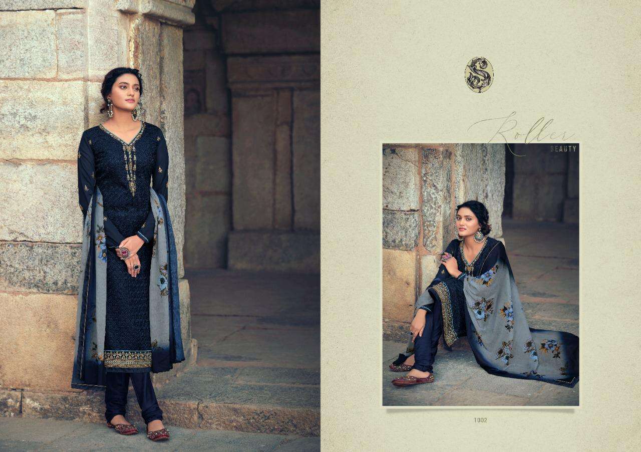 PATOLA BY SHOPONBIT 1001 TO 1007 SERIES BEAUTIFUL SUITS COLORFUL STYLISH FANCY CASUAL WEAR & ETHNIC WEAR FAUX GEORGETTE EMBROIDERED DRESSES AT WHOLESALE PRICE