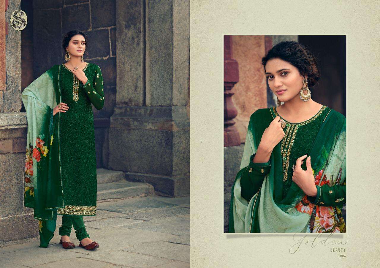 PATOLA BY SHOPONBIT 1001 TO 1007 SERIES BEAUTIFUL SUITS COLORFUL STYLISH FANCY CASUAL WEAR & ETHNIC WEAR FAUX GEORGETTE EMBROIDERED DRESSES AT WHOLESALE PRICE
