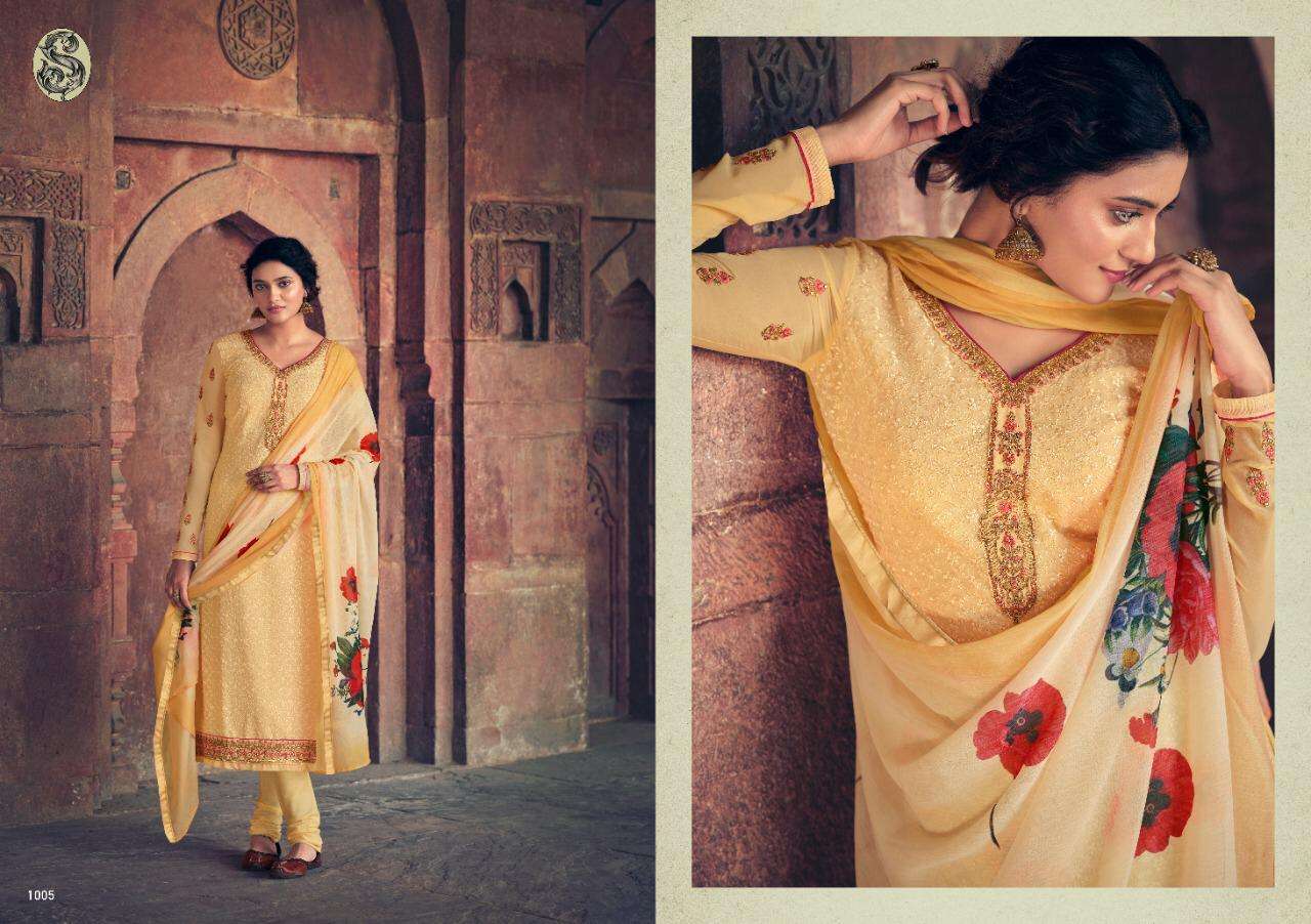 PATOLA BY SHOPONBIT 1001 TO 1007 SERIES BEAUTIFUL SUITS COLORFUL STYLISH FANCY CASUAL WEAR & ETHNIC WEAR FAUX GEORGETTE EMBROIDERED DRESSES AT WHOLESALE PRICE