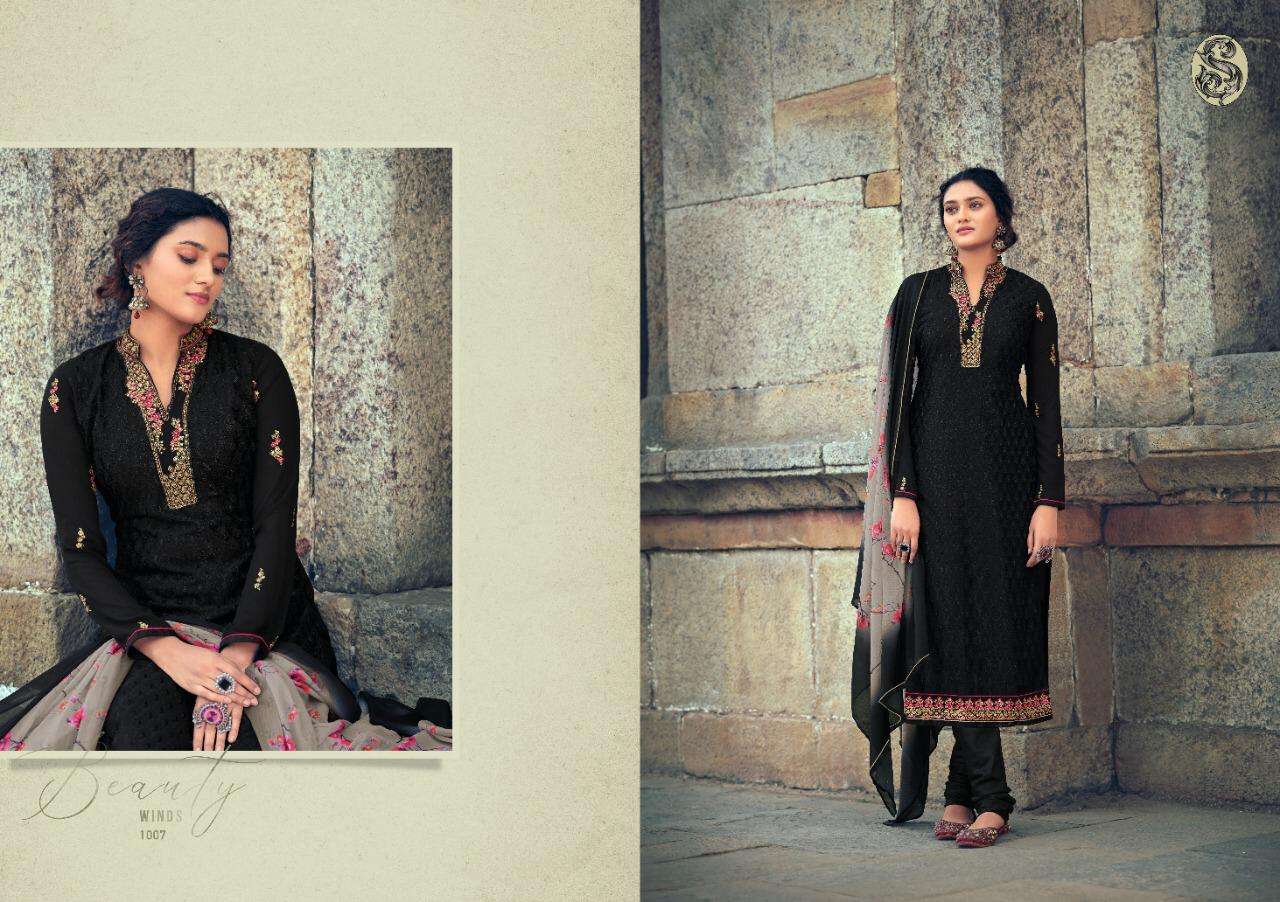 PATOLA BY SHOPONBIT 1001 TO 1007 SERIES BEAUTIFUL SUITS COLORFUL STYLISH FANCY CASUAL WEAR & ETHNIC WEAR FAUX GEORGETTE EMBROIDERED DRESSES AT WHOLESALE PRICE