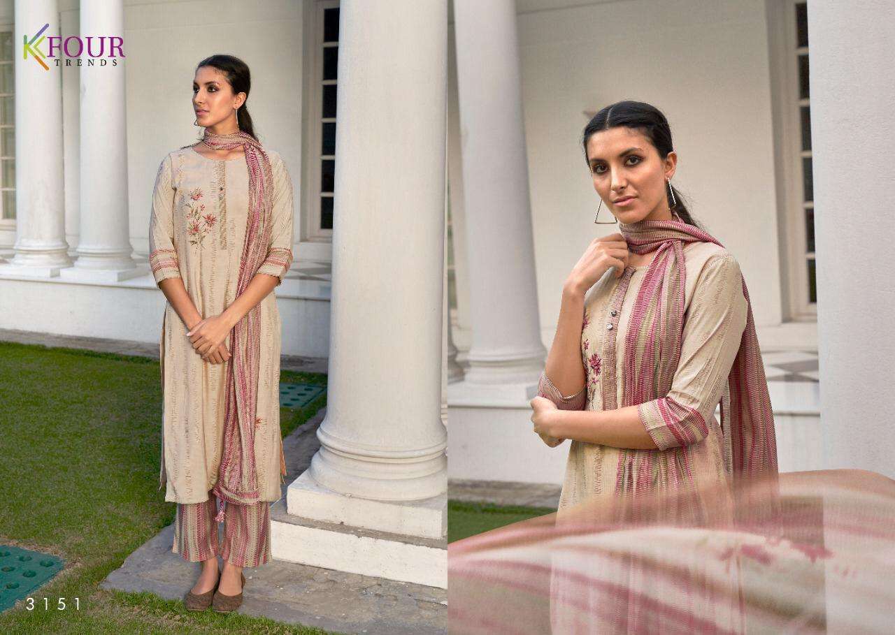 GULNAZ BY K FOUR TRENDS BEAUTIFUL SUITS COLORFUL STYLISH FANCY CASUAL WEAR & ETHNIC WEAR MODAL PRINT DRESSES AT WHOLESALE PRICE