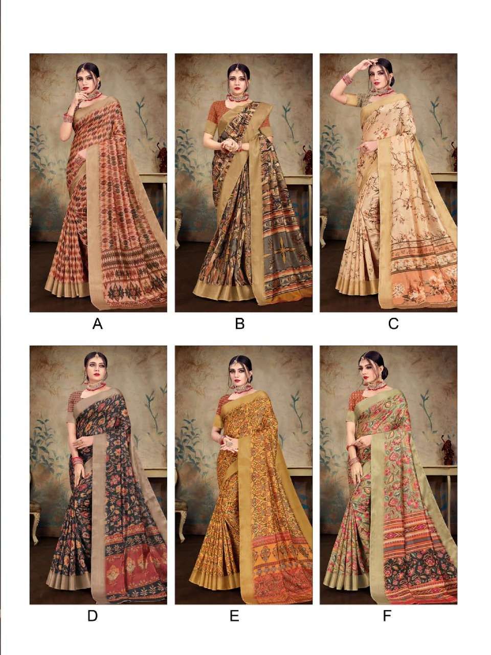 KOHINOOR BY EARTH A TO F SERIES INDIAN TRADITIONAL WEAR COLLECTION BEAUTIFUL STYLISH FANCY COLORFUL PARTY WEAR & OCCASIONAL WEAR FANCY SAREES AT WHOLESALE PRICE