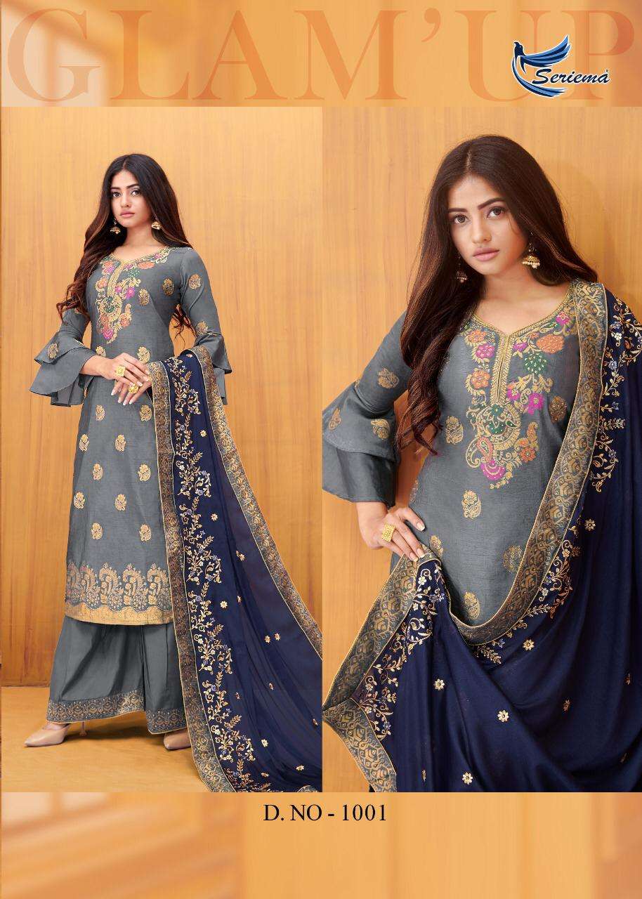 ZARAA BY SPARROW 1001 TO 1006 SERIES BEAUTIFUL STYLISH SHARARA SUITS FANCY COLORFUL CASUAL WEAR & ETHNIC WEAR & READY TO WEAR VISCOSE DOLA JACQUARD DRESSES AT WHOLESALE PRICE