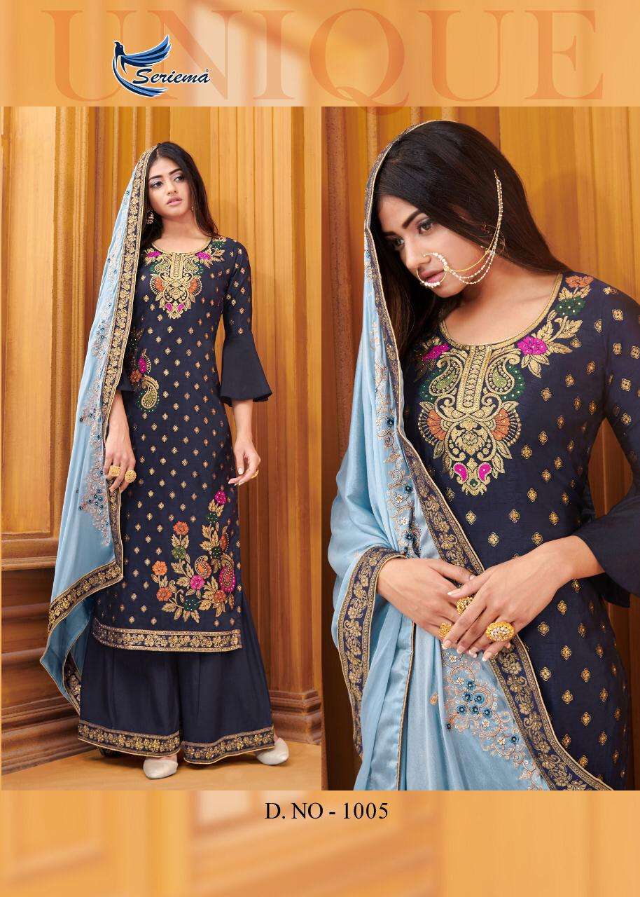 ZARAA BY SPARROW 1001 TO 1006 SERIES BEAUTIFUL STYLISH SHARARA SUITS FANCY COLORFUL CASUAL WEAR & ETHNIC WEAR & READY TO WEAR VISCOSE DOLA JACQUARD DRESSES AT WHOLESALE PRICE