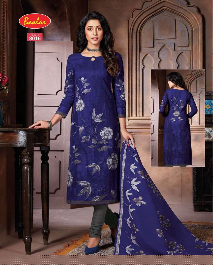 ZAARA VOL-8 BY BAALAR 8001 TO 8028 SERIES BEAUTIFUL STYLISH SUITS FANCY COLORFUL CASUAL WEAR & ETHNIC WEAR & READY TO WEAR PURE COTTON PRINTED DRESSES AT WHOLESALE PRICE