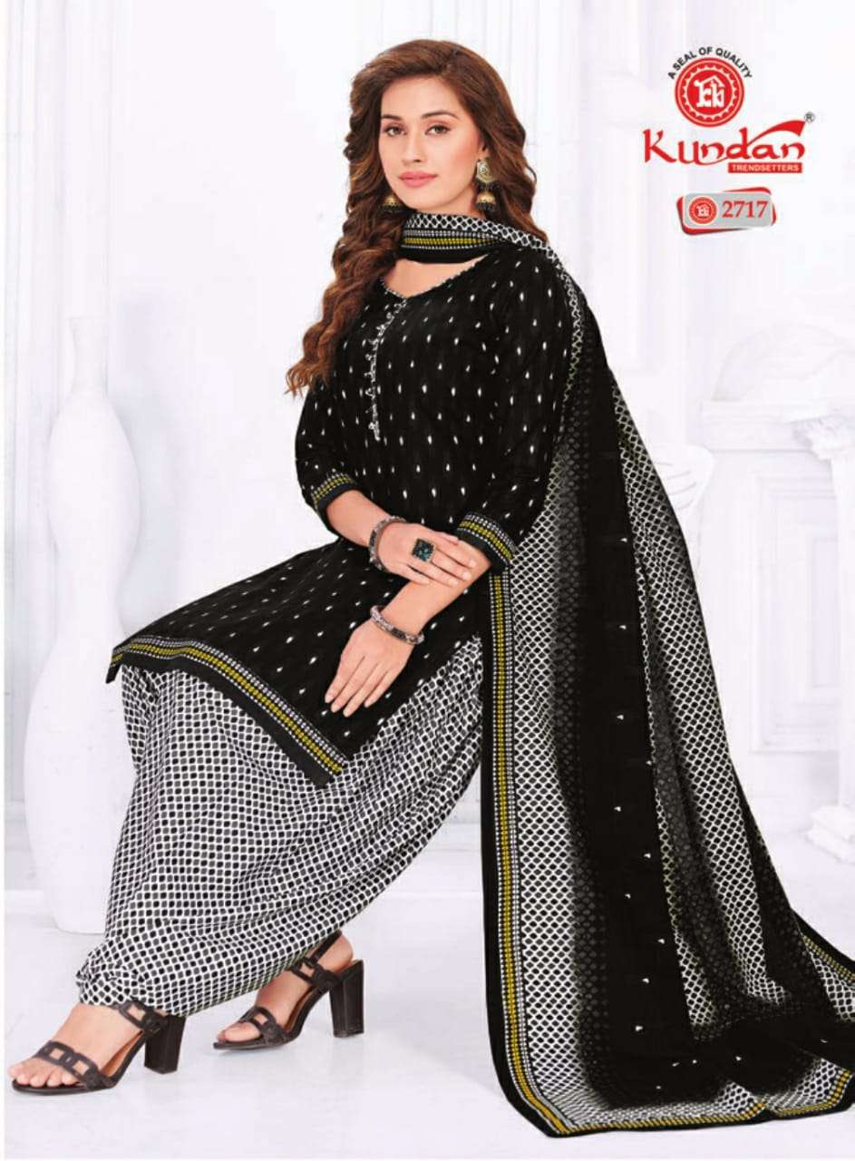 K4U VOL-27 BY KUNDAN 2701 TO 2718 SERIES BEAUTIFUL STYLISH SUITS FANCY COLORFUL CASUAL WEAR & ETHNIC WEAR & READY TO WEAR PURE COTTON PRINTED DRESSES AT WHOLESALE PRICE