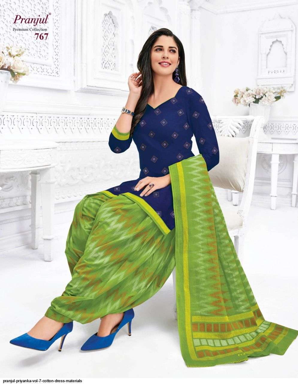 PRIYANKA HIT COLLECTION BY PRANJUL BEAUTIFUL SUITS STYLISH FANCY COLORFUL CASUAL WEAR & ETHNIC WEAR PURE COTTON PRINTED DRESSES AT WHOLESALE PRICE
