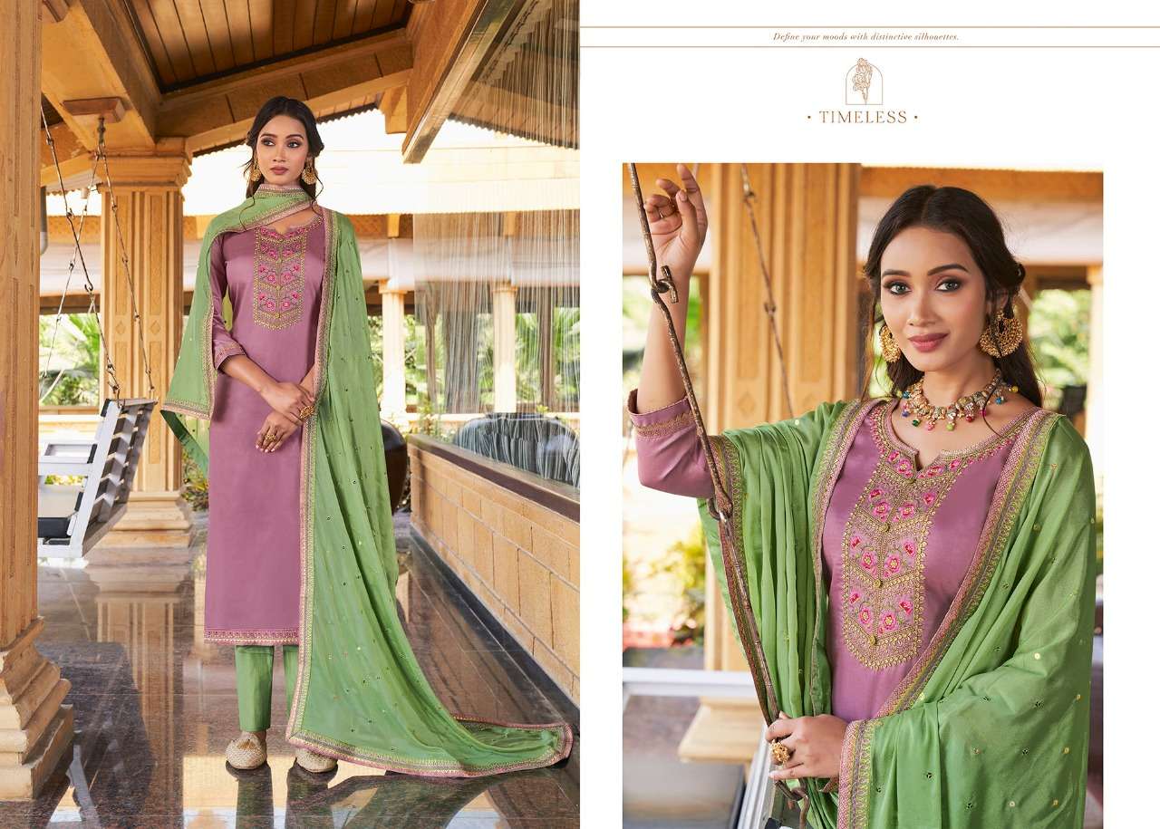 KUNDAN BY TRIPLE AAA 1001 TO 1006 SERIES DESIGNER WEDDING COLLECTION BEAUTIFUL STYLISH FANCY COLORFUL PARTY WEAR & OCCASIONAL WEAR JAM SILK WITH EMBROIDERED DRESSES AT WHOLESALE PRICE
